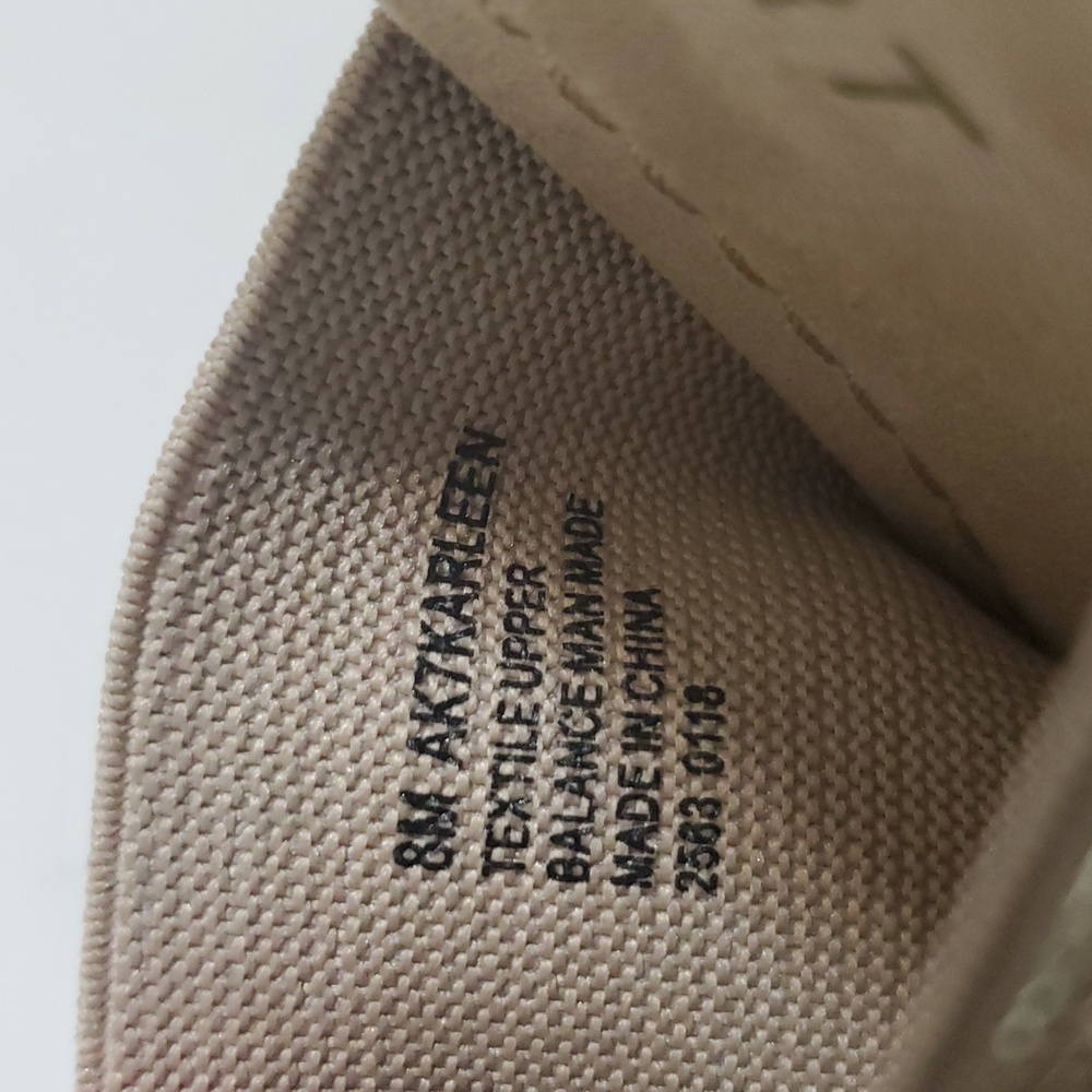 Anne Klein Sport Gold Slide Sandals Elastic Stretch Bands Women's Size 8 - Picture 10 of 10